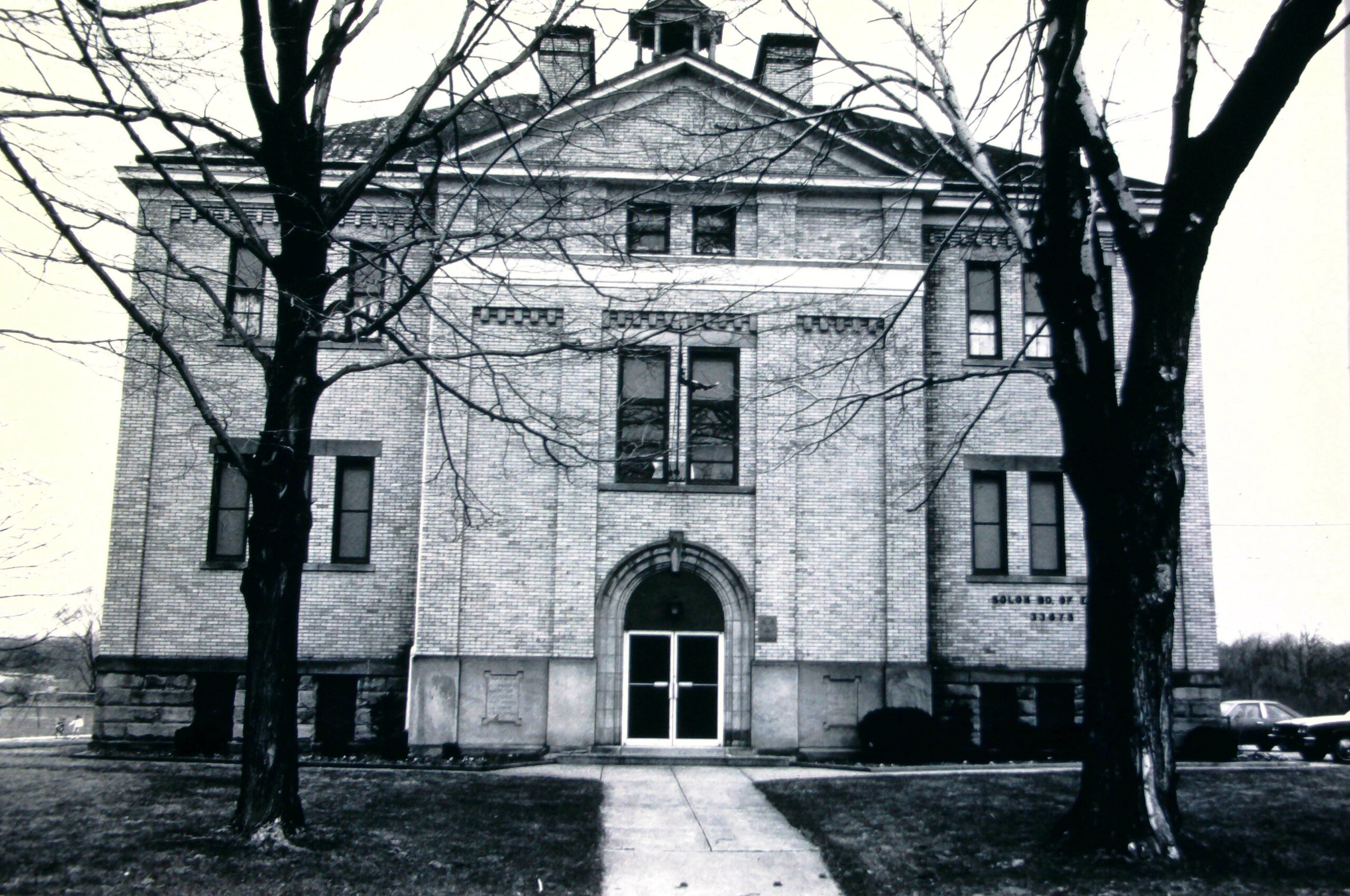 Yellow brick School house Solon Historical Society